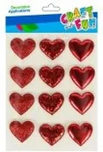 Podręczniki dla szkół podstawowych - Naklejki Serca metalizowane - miniaturka - grafika 1