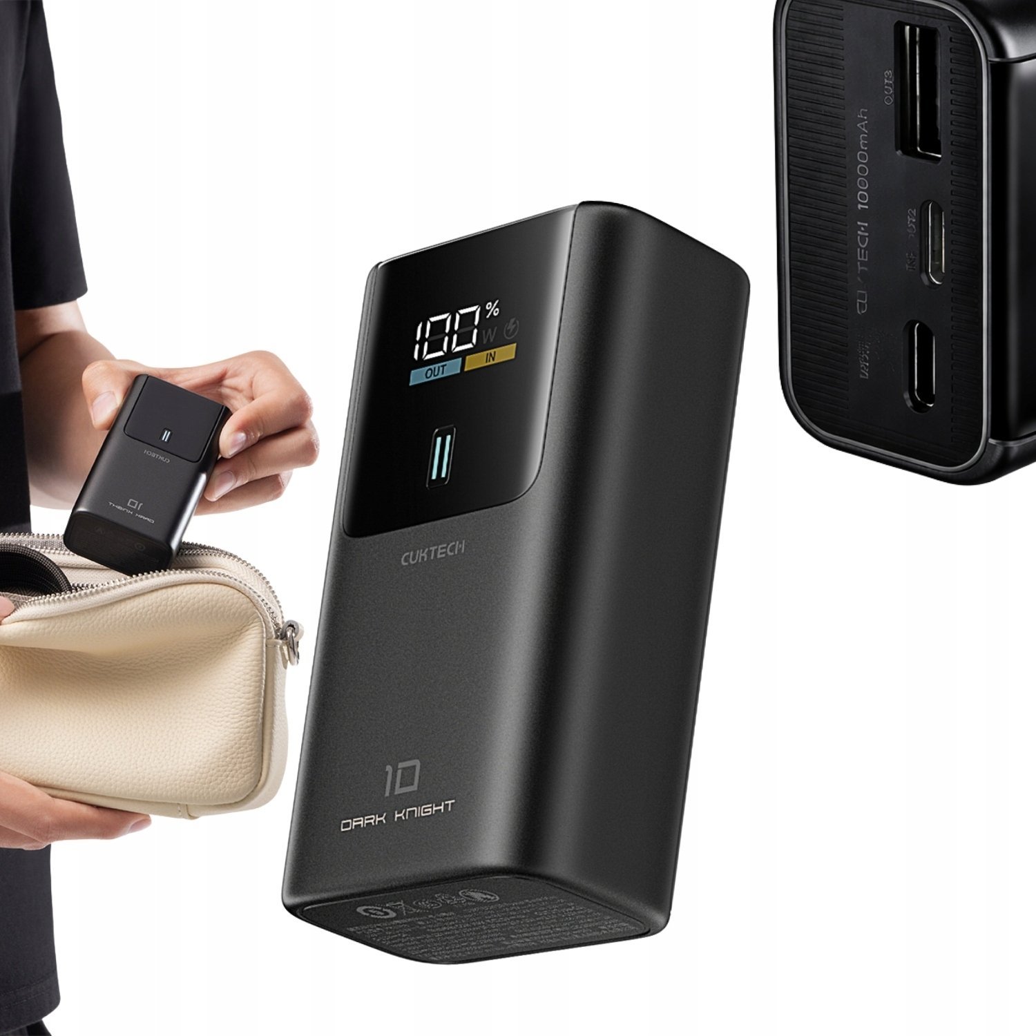 Cuktech PB1055 55W 10000mAh Szary