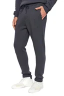 Dresy męskie - TRENDYOL MAN MĘSKIE SPODNIE DRESOWE Z MANKIETEM I HAFTEM CIEMNE M 5DA - miniaturka - grafika 1