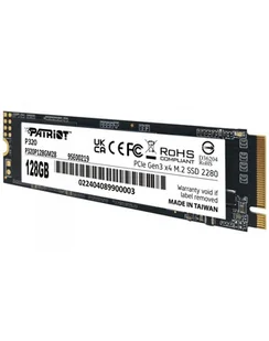 patriot memory PATRIOT P320 128GB M.2 2280 PCIE SSD P320P128GM28 - Dyski SSD - miniaturka - grafika 1