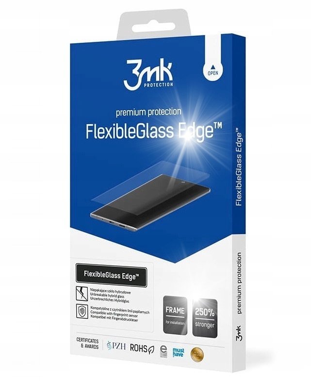 SZKŁO PEŁEN EKRAN SZYBKA 7H 3MK EDGE DO GALAXY S20