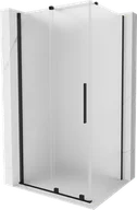 Kabiny prysznicowe - Mexen Velar kabina prysznicowa rozsuwana 110x80 cm, szron, czarna - 871-110-080-31-70 - miniaturka - grafika 1