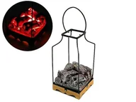 Place zabaw - Lampion kominek LED z imitacją ognia - miniaturka - grafika 1