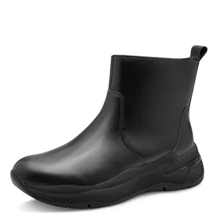 Marco Tozzi Damskie 2-26487-45 modne kozaki, czarne, 37 EU, czarny, 37 EU - Kozaki damskie - miniaturka - grafika 1