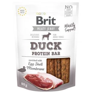 Brit Brit Jerky Snack - Duck Protein Bar 80g - Przysmaki dla psów - miniaturka - grafika 3