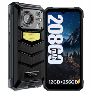 Hotwav W11 6GB/256GB Czarny - Telefony komórkowe - miniaturka - grafika 1