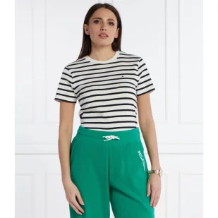 Tommy Hilfiger T-shirt | Slim Fit - Koszulki i topy damskie - miniaturka - grafika 1