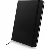 Zeszyty szkolne - NOTES NOTATNIK ZESZYT BIUROWY z gumką A5 W LINIE - miniaturka - grafika 1