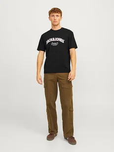 Jack & Jones Koszulka "Bronx" w kolorze czarnym - Koszulki męskie - miniaturka - grafika 1