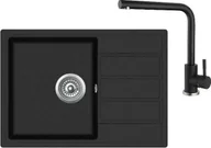 Zlewozmywaki - Aquasanita SET ECO-2-B+5553E2-601 - miniaturka - grafika 1