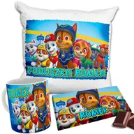 Czekolada - Zestaw PSI PATROL Kubek + Poduszka + Czekolada + Imię Prezent Nadruk - miniaturka - grafika 1