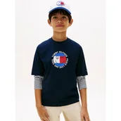 Koszulki dla dziewczynek - Tommy Hilfiger T-shirt FUN FLAG Regular Fit - miniaturka - grafika 1