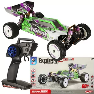 Samochód zdalnie sterowny na pilota RC WLToys 104002 1:10 4WD 2,4Ghz - Zabawki zdalnie sterowane - miniaturka - grafika 1