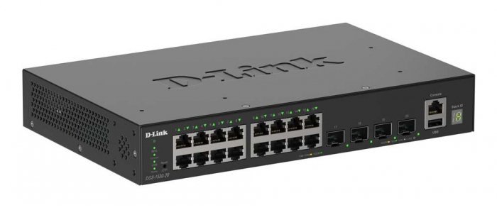 Switch D-Link D-LINK 16 Ports GE + 4 Ports 10G SFP+ Smart Managed Switch