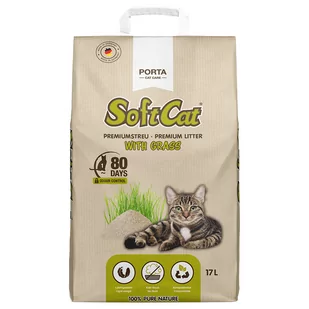 Porta SoftCat Grass, żwirek dla kota - 2 x 17 l - Żwirek dla kotów Porta SoftCat Grass, żwirek dla kota - 2 x 17 l - Żwirek dla kotów - miniaturka - grafika 1