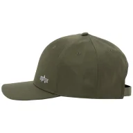 Odzież taktyczna i umundurowanie - Alpha Industries Czapka Metal Label Cap 156905 142 - Ciemnooliwkowa - miniaturka - grafika 1