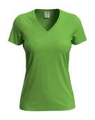 Koszulki i topy damskie - Koszulka damska T-shirt damski Stedman V-neck ST2700 Kiwi Green XL - miniaturka - grafika 1