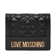 Portfele - Mały Portfel Damski LOVE MOSCHINO JC5601PP0NLA0000 Czarny - miniaturka - grafika 1
