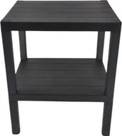 Ławy i stoliki kawowe - Korona Shops Stolik pomocniczy składany czarny - miniaturka - grafika 1