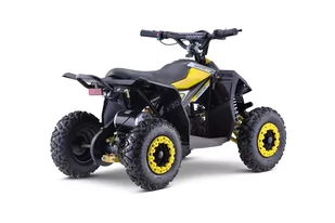 Quad Highper na akumulator Żółty 35km/h + Silnik bezszczotkowy 1000W + Koła pompowane + Regulacja siedzenia - Tory, garaże, parkingi - miniaturka - grafika 2