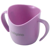 Kubki dla dzieci - Babyono Ergonomiczny kubek treningowy Flow fioletowy 120 ml - miniaturka - grafika 1