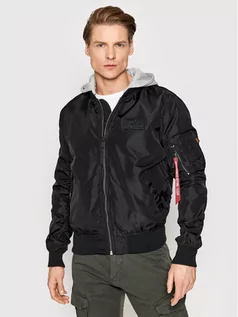 Kurtki męskie - Alpha Industries Kurtka przejściowa Ma-1 Tt 106103 Czarny Regular Fit - grafika 1