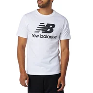 Koszulki sportowe męskie - Koszulka New Balance MT01575WT - biała - miniaturka - grafika 1