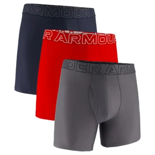 Bokserki męskie Under Armour Performance Tech - Solid 6in 3Pack Downpour Gray XL - Majtki męskie Bokserki męskie Under Armour Performance Tech - Solid 6in 3Pack Downpour Gray XL - Majtki męskie - miniaturka - grafika 1