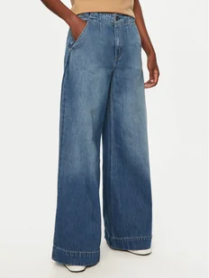 BOSS Jeansy Zehyrus 50528820 Niebieski Wide Leg - Spodnie damskie - miniaturka - grafika 1