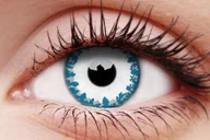 Soczewki kontaktowe - Maxvue Vision Crazy Lens - Wendigo, 2 szt. - miniaturka - grafika 1