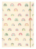 Teczki i skoroszyty - Folia Teczka "Rainbows" w kolorze kremowym - miniaturka - grafika 1