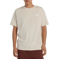 Koszulki męskie - Koszulka męska NB MT41509TWF SPORT ESSENTIALS COTTON T-SH Beżowa - miniaturka - grafika 1