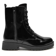 Botki damskie - Trapery Caprice 9-25217-43 Czarny - miniaturka - grafika 1