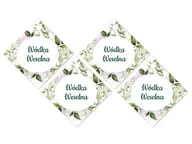 Wesele i ślub - Zawieszki z wstążeczką na wódkę weselną - 12 szt. - miniaturka - grafika 1
