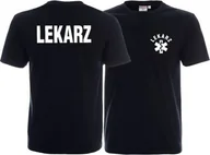 Odzież robocza - Promostars LPP - Koszulka męska LEKARZ granatowa - miniaturka - grafika 1