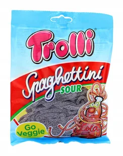 Trolli, żelki Spaghettini, kwaśna cola, 100g - Żelki - miniaturka - grafika 1