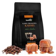 Cappuccino i kawy smakowe - Kawa smakowa Karmel ziarnista 250g - miniaturka - grafika 1