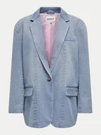 Marynarki i żakiety damskie - ONLY Marynarka Cory 15338592 Niebieski Loose Fit - miniaturka - grafika 1