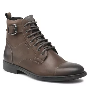 Buty zimowe męskie - Kozaki GEOX - U Jaylon A U16Y7A 000CL C9004 Anthracite - grafika 1