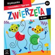 Podręczniki dla szkół wyższych - AKSJOMAT Wyklejanka, rysowanka z figurami. Zwierzęta w zoo - Agnieszka Bator - miniaturka - grafika 1