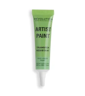 Makeup Revolution Artist Collection Farbka do Twarzy i Ciała Green 15ml - Cienie do powiek - miniaturka - grafika 1