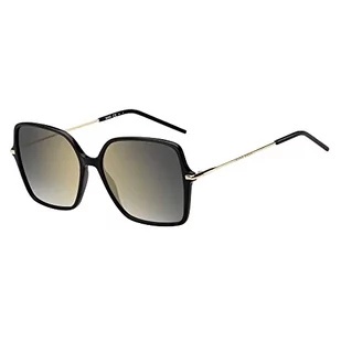 Hugo Boss Damskie okulary przeciwsłoneczne BOSS 1271/S, Czarny, 58 - Okulary przeciwsłoneczne - miniaturka - grafika 1