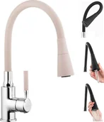 Baterie kuchenne - Bateria INVENA POGO BZ-80-L03-L beżowy + chrom - miniaturka - grafika 1