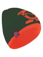 Czapki dla dzieci - Trollkids Dwustronna czapka beanie "Troll" w kolorze oliwkowo-pomarańczowym - miniaturka - grafika 1