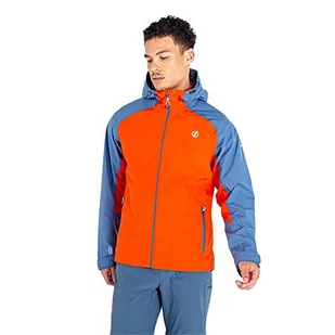 Dare2b Męska kurtka Attain II, spalony łosoś / Stellar Blue/Orion szary, L - Kurtki męskie - miniaturka - grafika 1