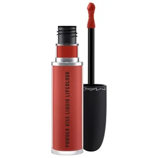 MAC Cosmetics Powder Kiss Pomadka Liquid Lipcolour  09 Devoted To Chili - Szminki - miniaturka - grafika 7