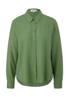 Bluzki damskie - s.Oliver damska bluzka z długim rękawem, zielona, 44, zielony, 44 - miniaturka - grafika 1