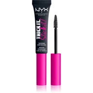 Akcesoria i kosmetyki do stylizacji brwi - NYX Professional Makeup Thick It. Stick It! Brow Mascara- Cool Black 7.0 ml - miniaturka - grafika 1