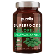 Odchudzanie i oczyszczanie - Purella Superfoods Chlorella Oczyszczanie, 200 tabletek - miniaturka - grafika 1