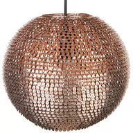 Lampy sufitowe - Beliani Lampa wisząca Lampa wisząca miedziana SEINE 25823 - miniaturka - grafika 1